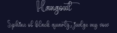 Hangout by Scratchones — Script Handwritten Font — thumbnail 2