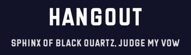 Hangout by Vladimir Nikolic — Sans Serif Font — thumbnail 2