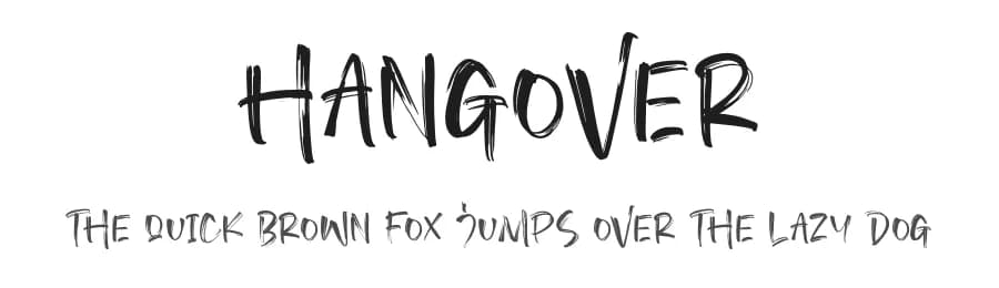 Hangover by Perspectype Studio - Letterena.com — Script Handwritten Font