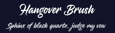 Hangover Brush by Hendra Pratama — Script Handwritten Font — thumbnail 2