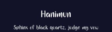 Hanimun by Goodrichees — Script Handwritten Font — thumbnail 2