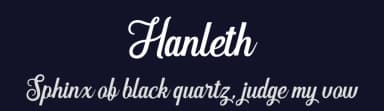 Hanleth by Andhi Yulianto — Script Handwritten Font — thumbnail 2