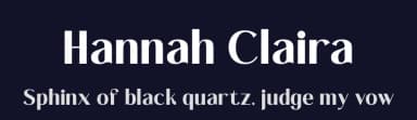 Hannah Claira by Letterena Studios — Sans Serif Font — thumbnail 2