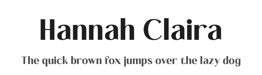 Hannah Claira by Letterena Studios — Sans Serif Font