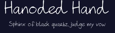Hanoded Hand by Samyuli — Script Handwritten Font — thumbnail 2