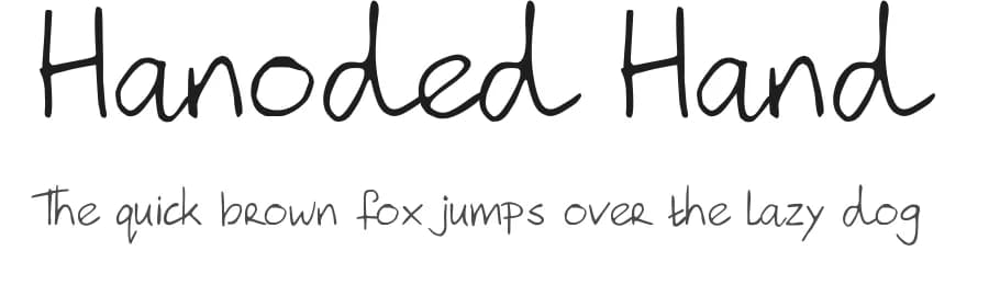 Hanoded Hand by Samyuli — Script Handwritten Font