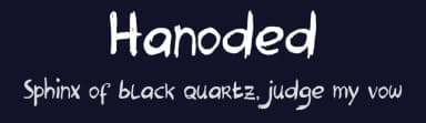 Hanoded by Samyuli — Script Handwritten Font — thumbnail 2