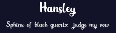 Hansley by Bearytype — Script Handwritten Font — thumbnail 2