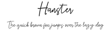 Hanster by Bluestype Studio — Script Handwritten Font — thumbnail 1