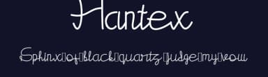 Hantex by Fauzin Idea — Script Handwritten Font — thumbnail 2