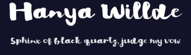 Hanya Willde by madeDeduk — Script Handwritten Font — thumbnail 2