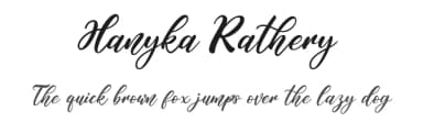 Hanyka Rathery by StringLabs Creative Studio — Script Handwritten Font — thumbnail 1