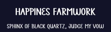 Happines Farmwork by Andi Moz — Script Handwritten Font — thumbnail 2