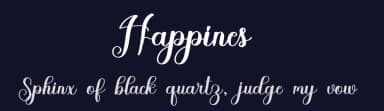 Happines by FreshtypeINK — Script Handwritten Font — thumbnail 2