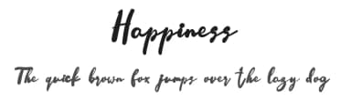 Happiness by Arif Studios — Script Handwritten Font — thumbnail 1
