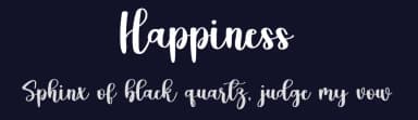 Happiness by FreshtypeINK — Script Handwritten Font — thumbnail 2