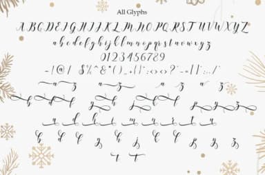 Happy Christmas Script Font by Amarlettering — Script Handwritten Font — thumbnail 4