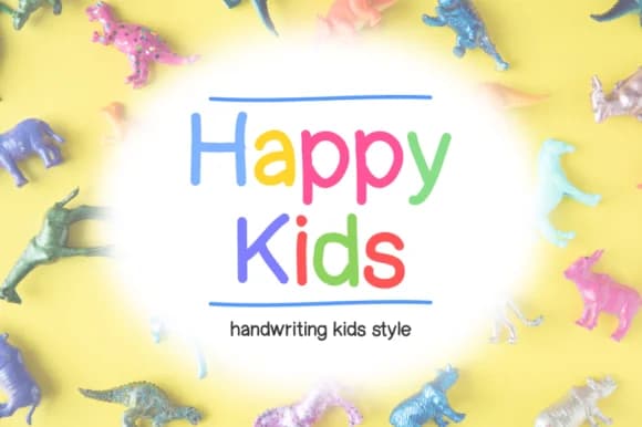 Happy Kids Font by masbay02 — Script Handwritten Font