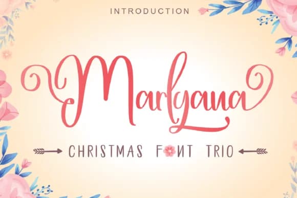 Happy Marlyana TrioFamily Font by subotype — Script Handwritten Font