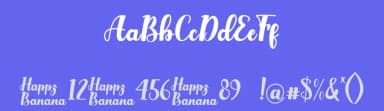 Happy Banana by Pidco Art — Script Handwritten Font — thumbnail 3