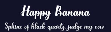Happy Banana by Pidco Art — Script Handwritten Font — thumbnail 2
