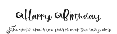 Happy Birthday by Mariyana — Script Handwritten Font — thumbnail 1