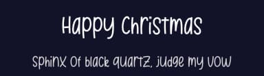 Happy Christmas by font3 — Script Handwritten Font — thumbnail 2