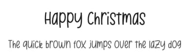 Happy Christmas by font3 — Script Handwritten Font — thumbnail 1