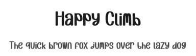 Happy Climb by Andi Moz — Script Handwritten Font — thumbnail 1