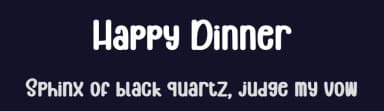 Happy Dinner by Scratchones — Script Handwritten Font — thumbnail 2