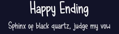 Happy Ending by Muammar Khalid — Script Handwritten Font — thumbnail 2