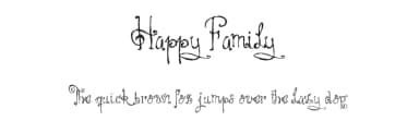 Happy Family by Billy Argel Fonts ® — Script Handwritten Font — thumbnail 1