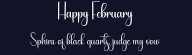 Happy February by Scratchones — Script Handwritten Font — thumbnail 2