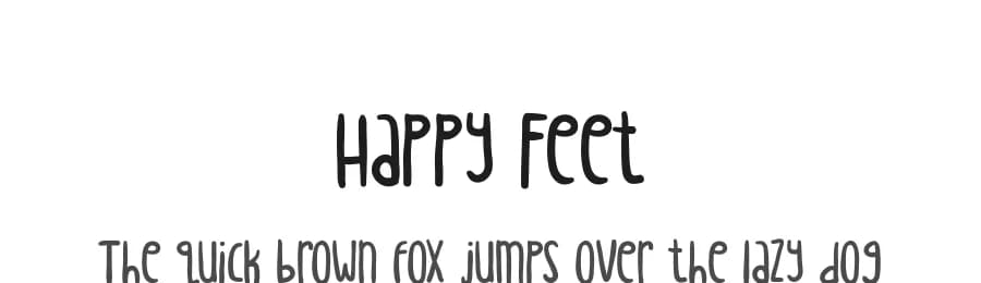 Happy Feet by Alexa — Script Handwritten Font