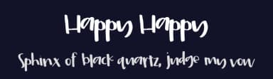 Happy Happy by Erinn Foglesong — Script Handwritten Font — thumbnail 2