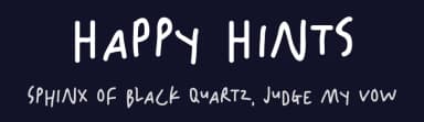 Happy Hints by Tokokoo Studio — Script Handwritten Font — thumbnail 2
