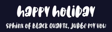 Happy Holiday by AminMario — Script Handwritten Font — thumbnail 2