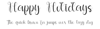 Happy Holidays by FreshtypeINK — Script Handwritten Font — thumbnail 1