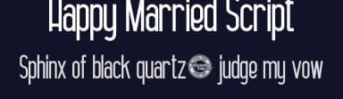 Happy Married Script by Calligraphy Fonts — Script Handwritten Font — thumbnail 2