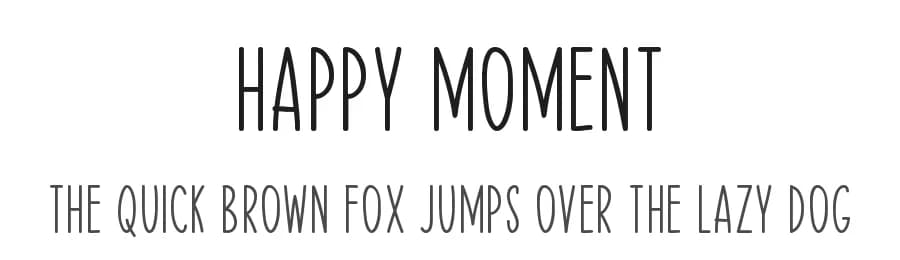 Happy Moment by Md Shohail Bhuian — Script Handwritten Font