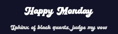 Happy Monday by HansCo — Script Handwritten Font — thumbnail 2