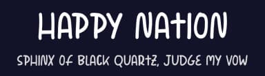 Happy Nation by Origin Type — Script Handwritten Font — thumbnail 2