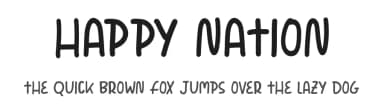 Happy Nation by Origin Type — Script Handwritten Font — thumbnail 1