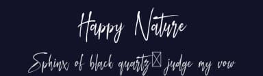 Happy Nature by Edric Studio — Script Handwritten Font — thumbnail 2