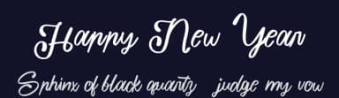 Happy New Year by Go Letter — Script Handwritten Font — thumbnail 2