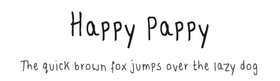 Happy Pappy by FontPanda — Script Handwritten Font