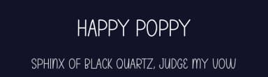 Happy Poppy by Belina Studio — Script Handwritten Font — thumbnail 2