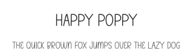 Happy Poppy by Belina Studio — Script Handwritten Font — thumbnail 1