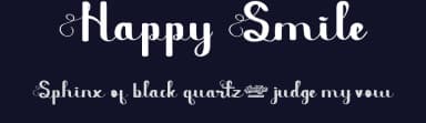 Happy Smile by Noah Type — Script Handwritten Font — thumbnail 2