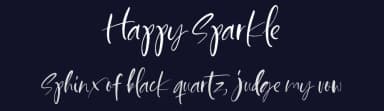 Happy Sparkle by Letterhend Studio — Script Handwritten Font — thumbnail 2